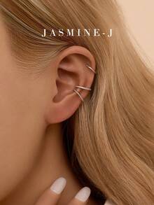 女士精美耳环夹 - 彩色 - 查看 6