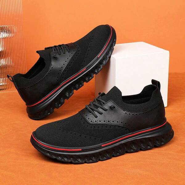 2026 Spring New Casual Sports Shoes For Men, Slip-On Running Shoes, Suitable For Daily Casual Sports