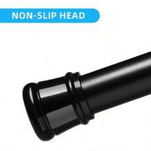 Extendable Spring Rods Loaded Telescopic Net Voile Tension Curtain Rail Pole Net - Black - View 11