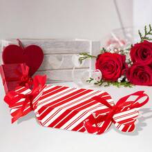 Scatola regalo per confezione di caramelle regalo di San Valentino, forniture per feste, cuore dolce con fiocco, design a forma di caramella carina, adatto per compleanni, matrimoni, feste e piccoli regali - Multicolore - Visualizzare 9