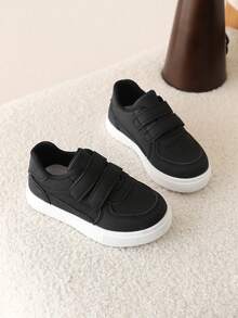 1 Pair Women Casual Canvas Sneakers, Versatile Student Shoes - Black - View 4