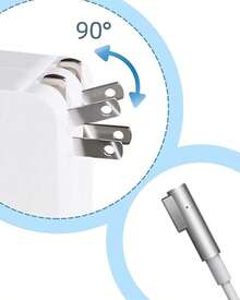 60 W adaptador de corriente compatible con modelos de 13 pulgadas (modelos antes de mediados de 2012) - Tipo de Enchufe A USA (110-127V) - Ver 5
