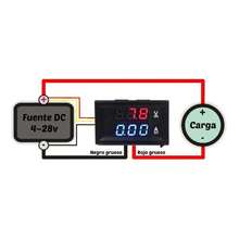 Voltímetro y Amperímetro Digital 0-100V 10A,38260690 - Tipo de Enchufe A Japonés (100V) - Ver 2