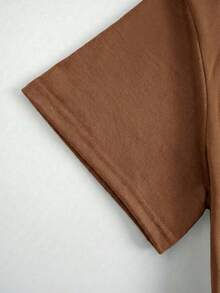 Women T-Shirts - Brown - View 4