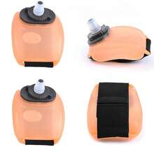 7oz/200ml Wrist Water Bottle With Adjustable Strap, Made Of Soft Silicone Material, Suitable For Morning Run, Jogging, Hiking And Other Sports, Hands-Free Hydration Anytime