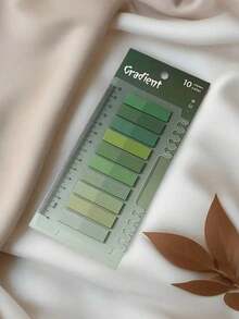 200pcs Colorful PET Sticky Notes, Writable, Repositionable Translucent Bookmarks, Self-Adhesive Page Labels, Suitable Binders And Indexing - Gradient Purple - View 5