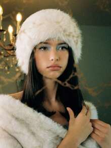 Women's Winter Fuzzy Wide Brim Fluffy Bucket Hat Winter Fluffy Warmer Bucket Hat, Solid Color Versatile Warmer Headwear, Ideal For Winter. Fall GWJW - 彩色 - 查看 9