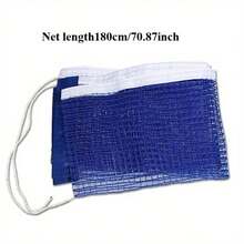 1pc Table Tennis Net Portable Anywhere Retractable Ping Pong Post Net Rack For Any Table Portable Net + Bracket Combination - Multicolor - View 4