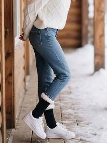 3/6/10/20 Pairs Autumn/Winter Knitted Socks, Hollow Knit Socks, Ankle Socks, Men's Tight Mid-Calf Socks, Tight Long Socks, Autumn - Multicolor - View 2