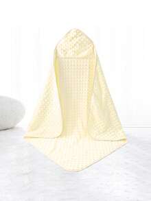 1pc Ultra Soft Skin-Friendly Warm Hooded Baby Bath Towel Swaddle - Newborn To Toddler Receiving Blanket, Infant Wrapping Blanket & Multi-Use Cover, Reusable Machine Washable