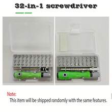 32-In-1 Precision Screwdriver Set - Mini Magnetic Flathead & Screwdrivers, Multi-Functional Screwdriver Kit, Hex, Star, Y-Type, Universal Combination Set For Phone, Digital And Small Tool Repair - Green - View 9