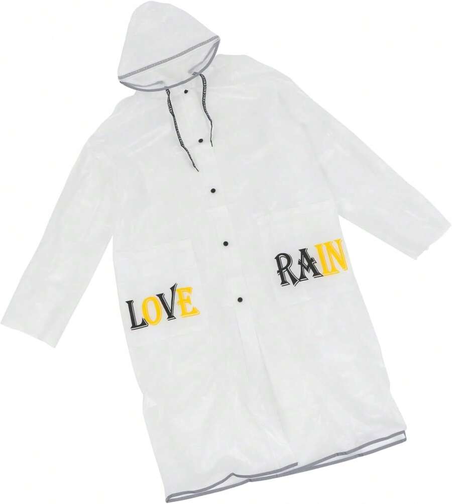 Chubasquero Adultos Raincoat Transparente con Protección Completa Exteriores y Actividades Aire - 1 - Ver 1