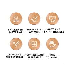 1pc Cute Bear Paw Cartoon Toilet Seat Cover, Suitable For All Seasons, Hook And Loop Fastener, Home Use - Multicolor - View 7