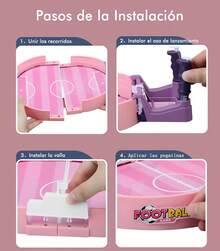 Juego Interactivo de Mesa de Fútbol - Rosa - Ver 8
