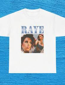 Raye Concert T-Shirt_ British Singer-Songwriter Music Merch - White - View 1
