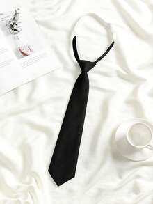 1 corbata de mujer, una corbata clásica de uniforme escolar para damas, una correa de cuello ajustable para fiestas, festivales y actuaciones, adecuada para uso escolar, de boda y de negocios - MulticolorA - Ver 17