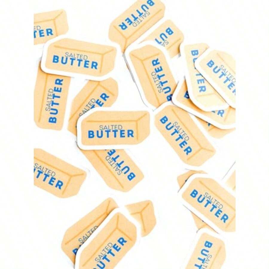 Salted Butter Party Confetti Butter Yellow Table Decorations For Birthday Parties Brunches Baby Showers - như hình - Xem 1