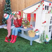 KidKraft 10236 Modern Outdoor Playhouse Blanco - como en la foto - Ver 5