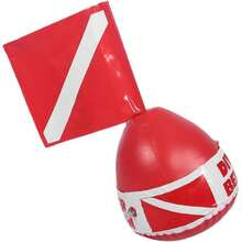 Marcador de 52 x 32 x 1 PVC Marcador de Buceo Inflable con Bandera,38258864 - D - Ver 2