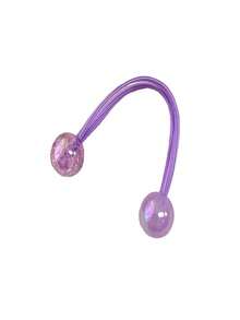 1pc Shiny Bead Double-Ended Hair Scrunchie Accessory, Cute Hair Tie For Women Head Woman Accessories ,Ponytail Holders ,Hair Elastics ,Hair Rubber Bands ,Hair Rope , - Multicolor - View 9