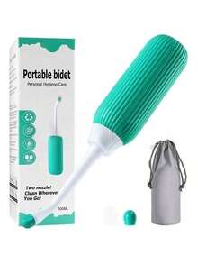 1pc Portable Travel Bidet Bottle, Leak-Proof Perineal Cleansing Spray Bottle, Portable Feminine Hygiene Cleaner, Large Capacity Handheld Travel Bidet, 500ml/350ml