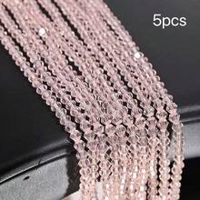 4mm Vibrant Faceted Glass Ball Beads | Sparkling Crystal Loose Beads | DIY Bracelet Necklace Phone Chain Jewelry Making Supplies | Handmade Craft Accessories - Spinel - View 20