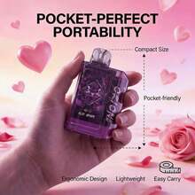 2026 Valentine's Day Gift Top 1: Herbal Atomized Cloud Stick, 7500 Times Fresh Breath Relaxing And Soothing Stick - 葡萄味 - 查看 3