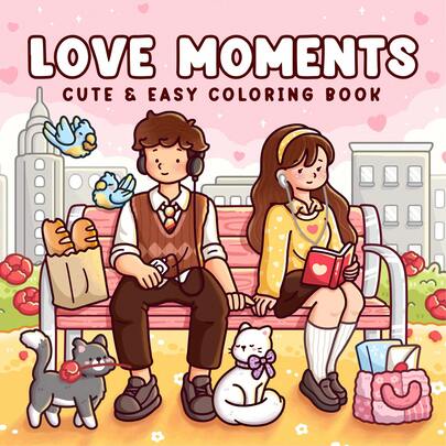 40 หน้า - 200 แกรม, สมุดระบายสีเวลาในสวนของคู่รัก, กระดาษเนื้อนุ่ม, สไตล์อบอุ่นและผ่อนคลาย, โดดเด่นด้วยดีไซน์คู่รักจับมือกัน, โทนสีชมพูและน้ำตาล, รายละเอียดหนังสือรูปหัวใจ, ระบายสีเพื่อผ่อนคลาย, ของขวัญที่สมบูรณ์แบบสำหรับเด็กผู้หญิง, วันวาเลนไทน์ หรือของขวัญปีใหม่