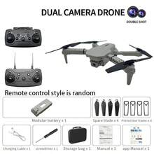 C9 Foldable Drone With Dual Cameras, Altitude Hold, Gesture Control, One-Key Take Off/Landing, Rolls, Gear Adjustment, Built-In Storage Bag, Christmas/Birthday Gift, Remote Control Quadcopter, Random Accessory Color