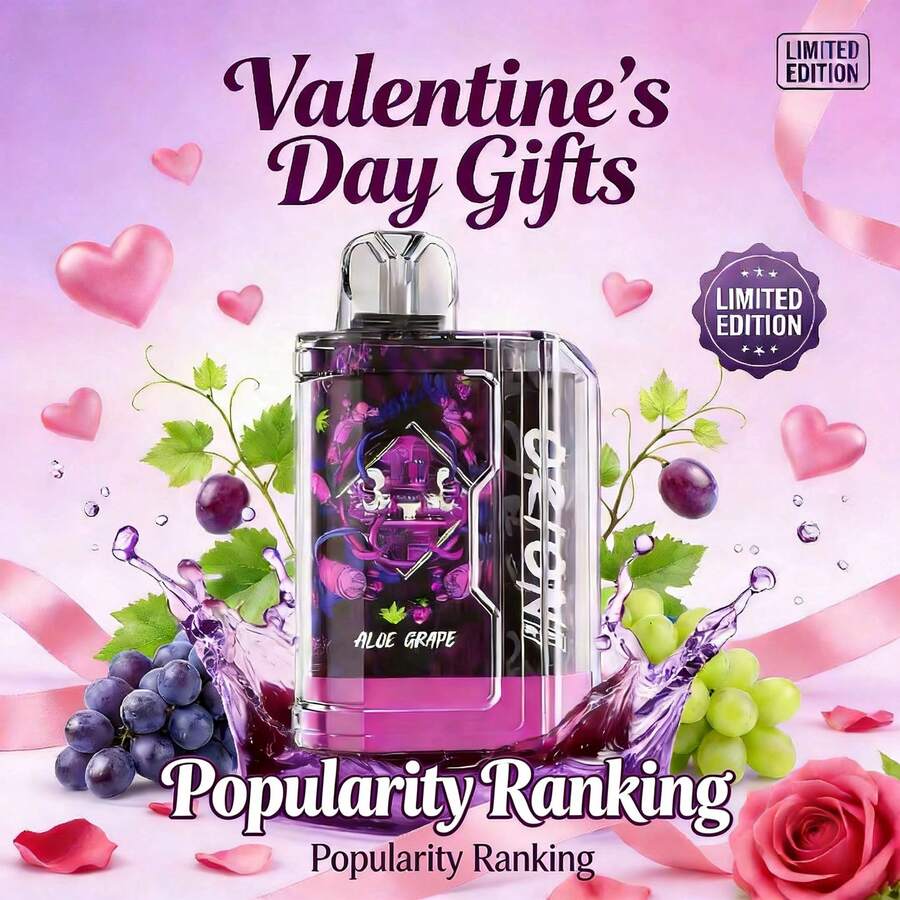 2026 Valentine's Day Gift Top 1: Herbal Atomized Cloud Stick, 7500 Times Fresh Breath Relaxing And Soothing Stick - 葡萄味 - 查看 1