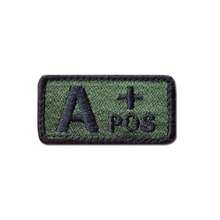 VINCAN 1pc Green Tactical Blood Type Patch - Positive & Negative Embroidered Military Emblem, Suitable For Gear And Apparel, Travel Essentials, Camping, Outdoor Decor - Multicolor - View 15