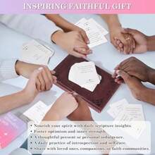 Biblical Affirmation Cards 60 Unique Christian Art Gifts Scripture Prayer Cards Positive Religious Inspirational Affirmation Cards Deck Bible Verse Encouraging Gift For Women And Men - như hình ảnh - Xem 5