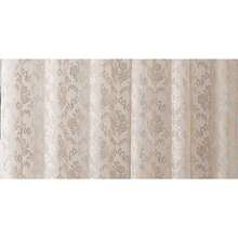 Warm Home Designs Cortina de Baño Lino con Cenefa Adjunta y Borlas. Tamaño Estándar 183 cm x 183 cm. Cortina de Baño de Encaje de Lujo para una Decoración de Baño Única. MSH Linen 72" - Lino - Ver 3