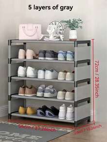 1 Kệ giày đơn giản cho lối vào và hành lang - Tủ đựng giày nhiều tầng tiết kiệm không gian với các kệ mở, khung nhẹ, dễ lắp ráp, lý tưởng cho căn hộ và nhà thuê, giải pháp lưu trữ giày nhỏ gọn giúp kiểm soát sự lộn xộn, giữ cho giày bốt, giày thể thao, giày bệt được sắp xếp gọn gàng, lớp hoàn thiện chống chịu thời tiết, thiết kế tối giản hiện đại tối đa hóa sự tiện lợi khi sắp xếp không gian nhỏ hàng ngày. - Nhiều màu - Xem 8