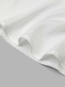 Women's Fashionable, Elegant, Graceful, Comfortable Fabric, Versatile Bow-Tie Design Sleeveless V-Neck Camisole With Zipper Back, Gentle Atmosphere Top - White - View 8