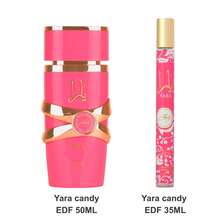 Lattafa Set: Yara Candy Eau De Parfum 50ml & Yara Candy Eau De Parfum 35ml