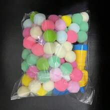 200个猫玩具毛绒球宠物小猫互动玩具，初学者训练用品，包括迷你毛绒球、弹性毛绒球等。