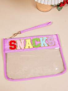 1pc Adult Minimalist Envelope Style Semi-Transparent PU Cosmetic Bag, Organizer, Gift Packaging (Products Not Included), Suitable For Daily Use, Festivals, Vacation, Business Trips, Parties Makeup Travel Toiletry Organizer Clear Essentials Gifts Storage Zipper Accessories Nail Bags, Makeup Bag, Vanity, Make Up Bag, Toiletry Bag, Desk Organiser, Cosmetic Bag, Cosmetic Bag, Large Makeup Bag, Christmas Gifts, Pouch, Clutch / Small Handbag, Makeup Organizer, Pouch, Brush Holder, Mini Pouch, Large Capacity Pouch,Gifts For Women,Christmas Gifts,Gift Ideas For Women - Multicolor - View 30