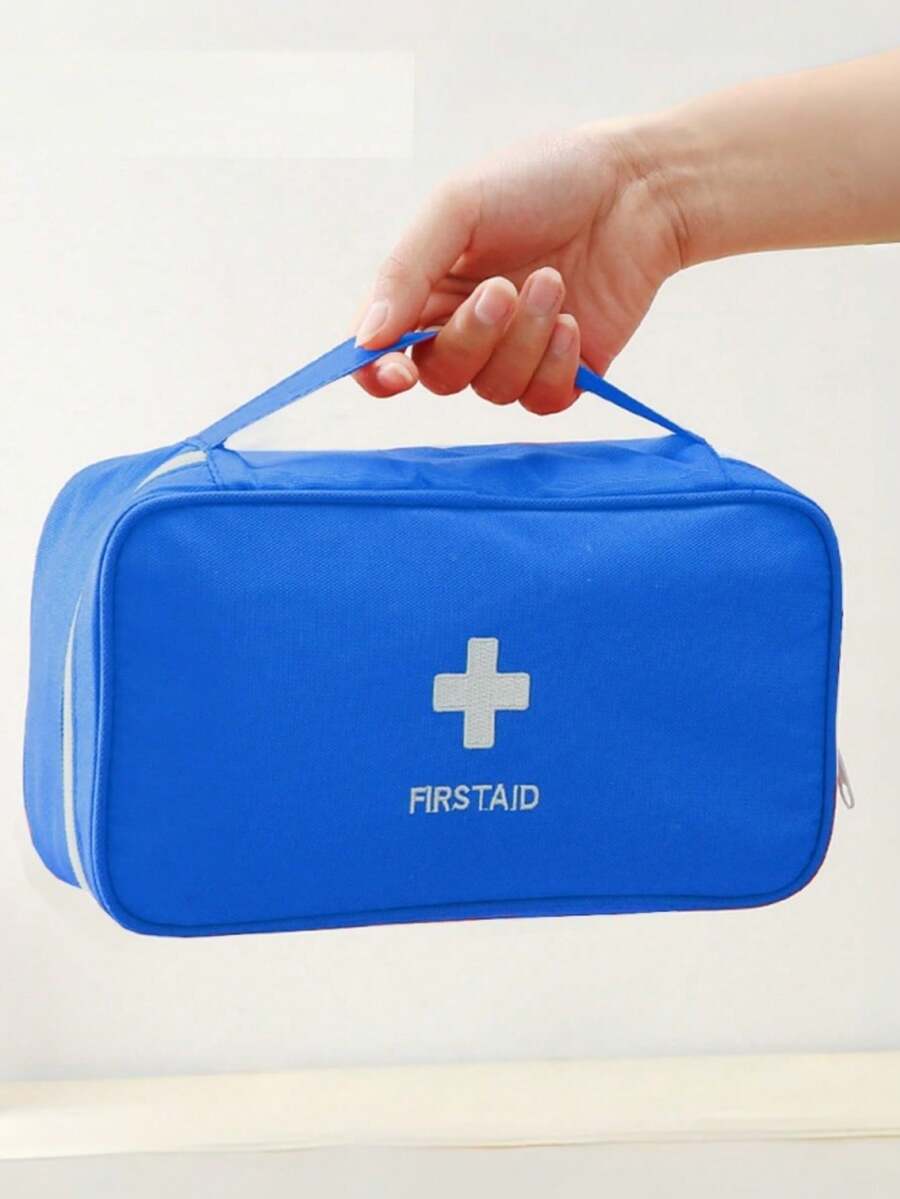 1pc Portable Epidemic Prevention Kit, Travel & Car Emergency Medical Bag, Home First Aid Kit - Multicolor - View 1