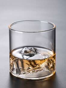 1pc Elegant Borosilicate Glass Cup | Luxurious Crystal-Clear Appearance | Durable Drinkware | Perfect Gift For Valentine's Day, Spring Festival, Back To School Party | Essential For Home Bar And Gatherings | Kitchen Essential | Kitchen Tool | Home Decor | Kitchenware | Kitchen Accessory | Valentine's Day - Multicolor - View 15