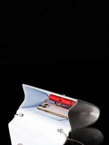 Luxury Sparkling Sequin Evening Clutch Handbag, Elegant New Women's Party Bag And Wedding Bag, Paired With A Sparkling Three Pieces Rhinestone Set, Including A Rhinestone Necklace And Earrings, Matching A Bride's Sequin Wedding Dress Or A Party Sequin Evening Gown, Suitable For Parties, Dinners, Weddings, And Gatherings. - Silver - View 7