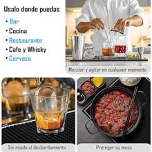CYPNJuego de 4 Alfombrillas Antideslizantes de Goma para Bar Tapete para Barra de Bar Bar Service Mat Pad Impermeable tapete Bar Cerveza Café Whisky 18 x 12 in + 12 x 6 in + 4 x 4 in*2Fashion - 221213605 - Ver 5