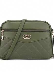 New Luxury Retro Small Square Bag For Women, European And American Classic High-Quality Crossbody Bag, Versatile Commuting And Dating Shoulder Bag, Simple Design Niche Underarm Bag - Black - View 10