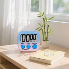 3pcs Soft Gradient Digital Kitchen Timer - Cute Desk Countdown Timer With Minute/Second Buttons | Multifunctional Timer For Cooking, Baking, Learning And Focused Conversations, 100 Scenes - Multicolor - View 10