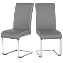 Sillas de comedor - Gris claro - Ver 6