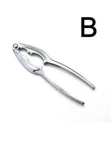 1pc Stainless Steel Nut Cracker, Thickened Clamp, Almond/Walnut/Pine Nut Crusher, Nutshell Opener, Plier Tool