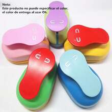 Herramienta de perforación de tarjetas para arete, perforadora para varios estilos de arete, perforadora limpia con colección de escombros para joyería, tarjetas, papel, manualidades,38264595 - Multicolor - Ver 5