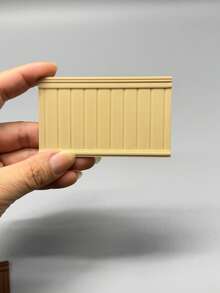 1:12 Scale Dollhouse Wall Paneling, Non-Wooden Wainscoting, Nordic Style Miniature Furniture, Multi-Color PLA Wall Tiles, Freely Assemble And Combine, Decorate Your Little World - Multicolor - View 25