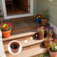 Flower Pot Type Hidden Safe | Secret Doppelganger Safe With Lock, For Hiding Valuables, Plastic Hidden Compartment Container, No Power Supply Required - Multicolor - View 3