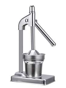 Stainless Steel Manual Juicer - Suitable For Commercial And Home Use, Sturdy Structure, Easy To Clean, No Power Needed, Suitable For Oranges, Grapefruits, Lemons, Apples, Berries, Vegetables - Ideal Choice For Restaurants And Home Kitchens